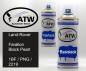 Preview: Land-Rover, Farallon Black Pearl, 1BF / PNG / 2219: 400ml Sprühdose + 400ml Klarlack - Set, von ATW Autoteile West.